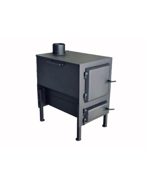 Печь буржуйка 430&times;900&times;750 мм с плитой - купить в 